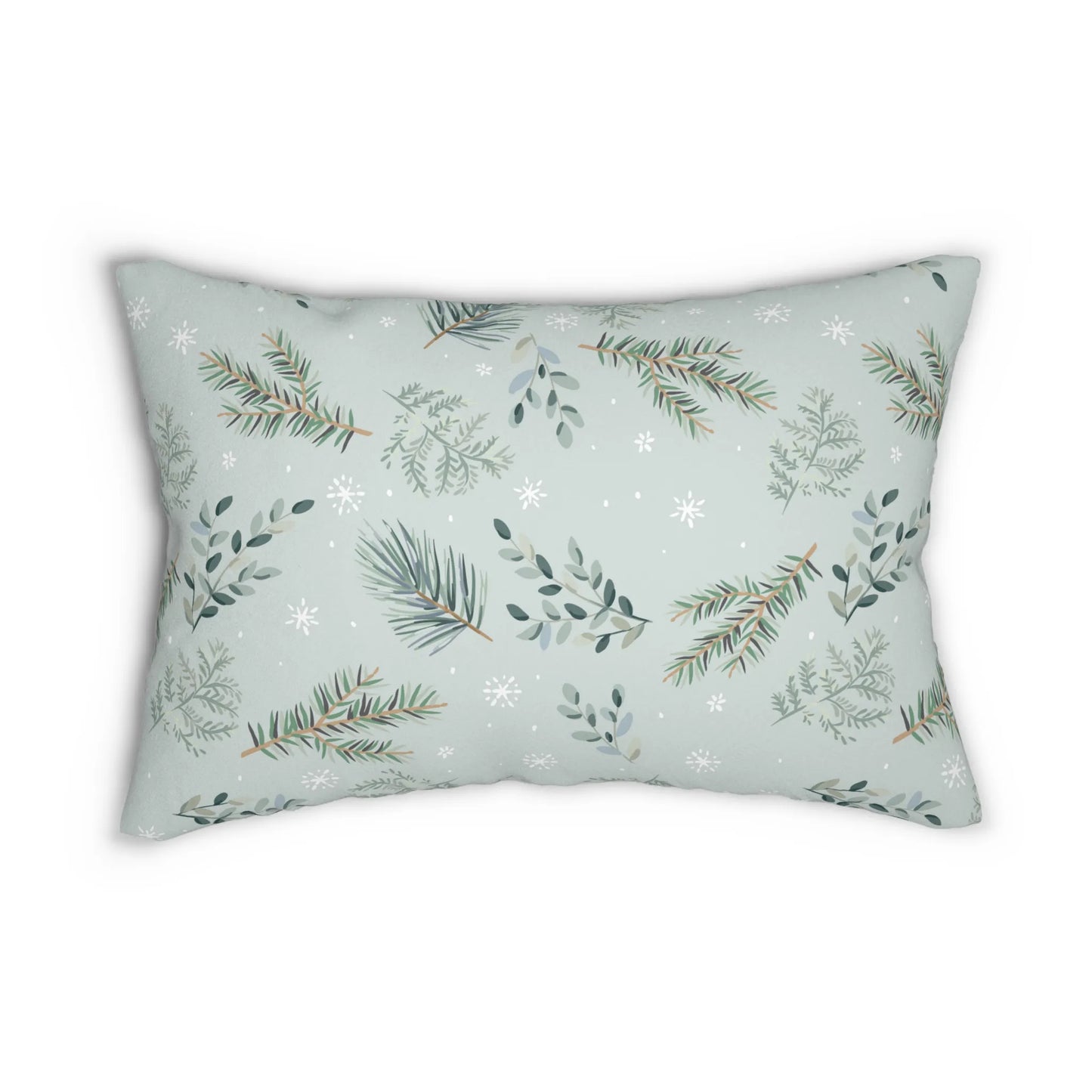 rectangle christmas pillow from Blue Water Songs