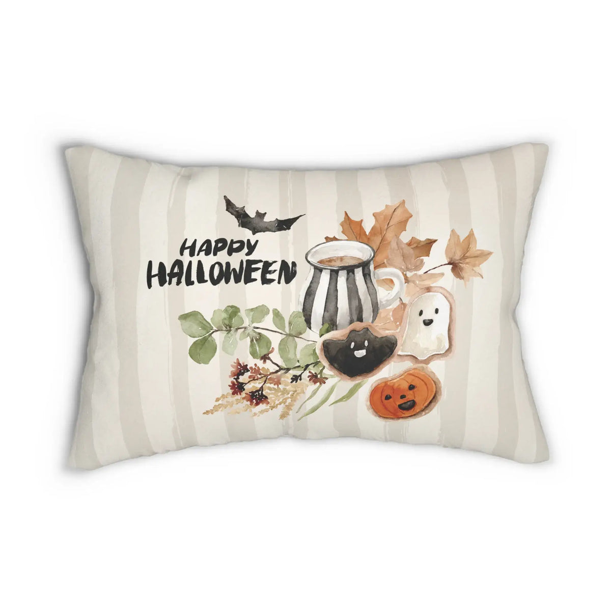 Happy Halloween Pillow Cover - lumbar pillow from Blue Water Songs