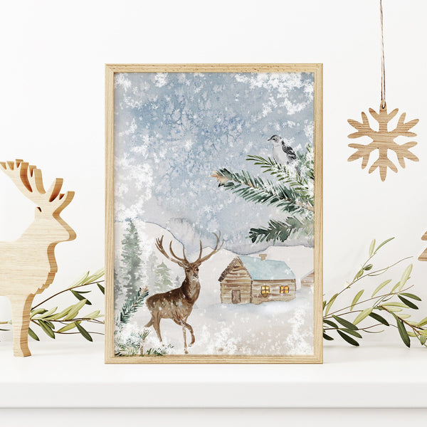 Winter Deer - DIGITAL DOWNLOAD | winter22_14