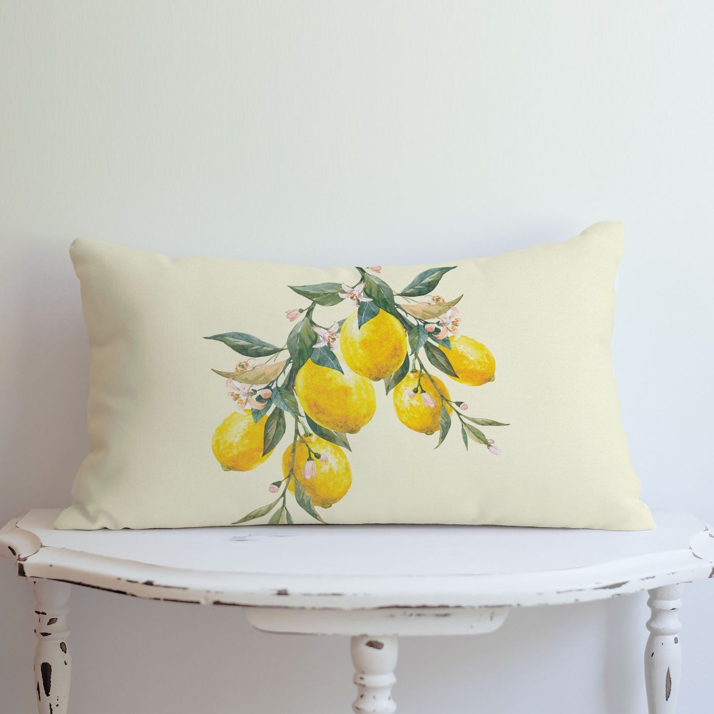 Watercolor Lemon PILLOW & COVER - SUMMER24PLW11