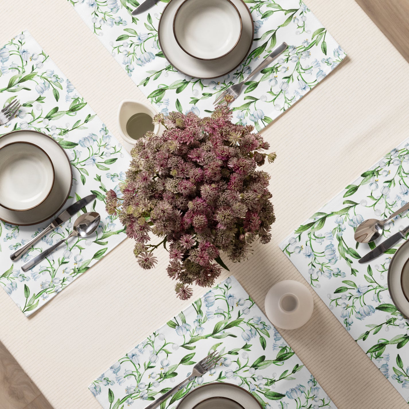 Lily of the Valley Quilted Place Mat GFTOTP9243 main image 1