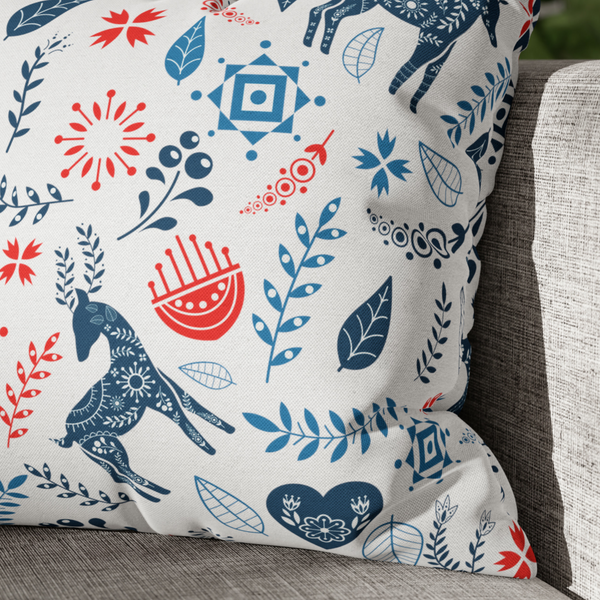 Nordic Reindeer Christmas Pillow & Cover | WINTER23PL21