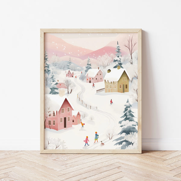 Pink Christmas Prints Set of 3 - DIGITAL DOWNLOAD - WINTER24POR17