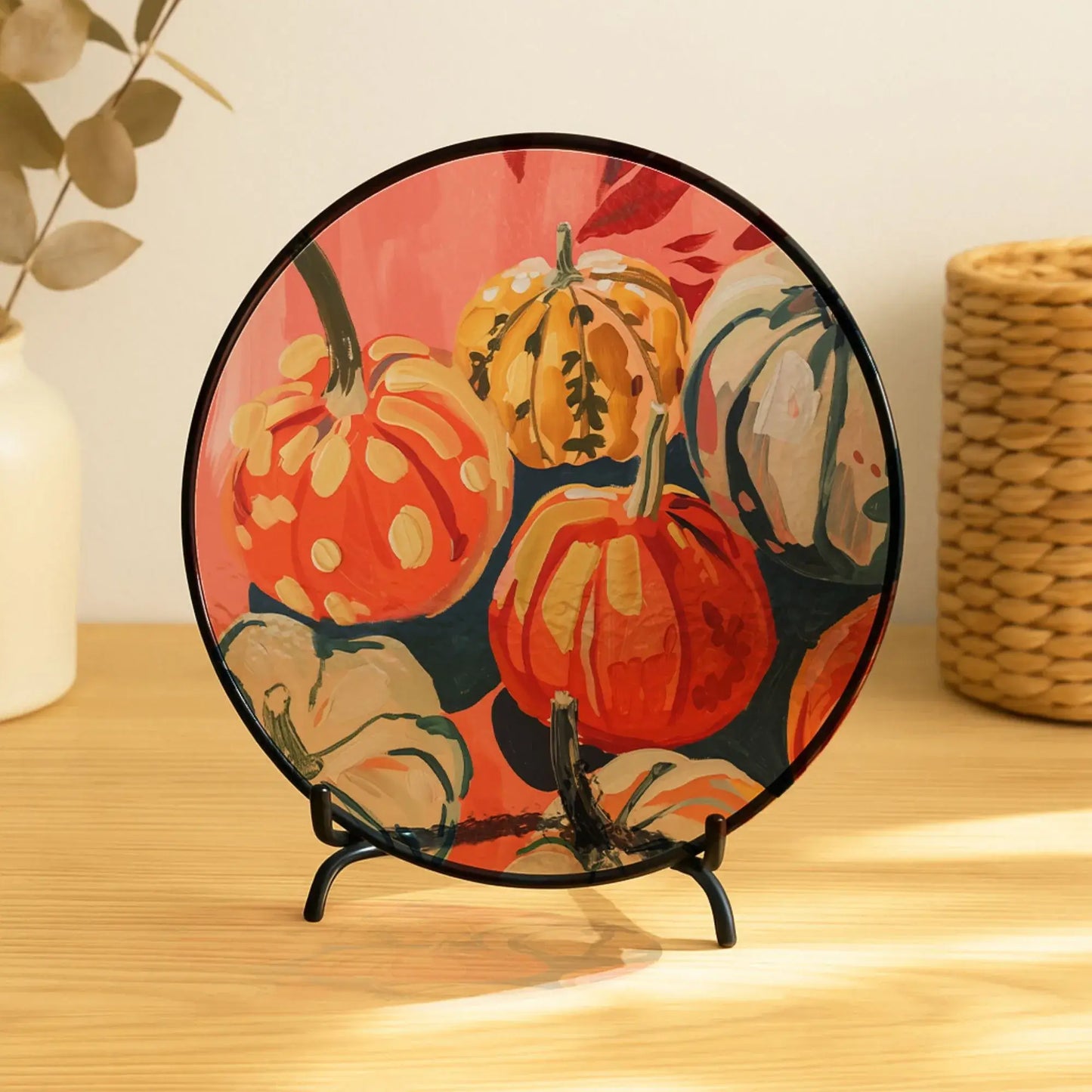 Oreiller et housse de Noël botanique aux baies d'hiver