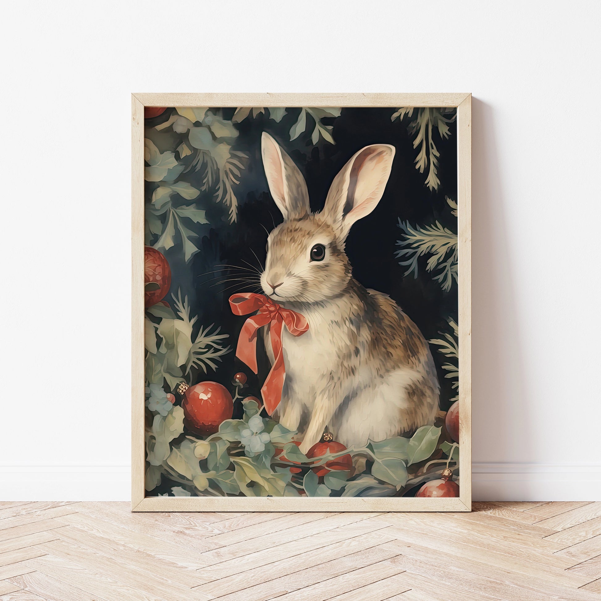 Vintage Rabbit Christmas - DIGITAL DOWNLOAD | WINTER24POR03