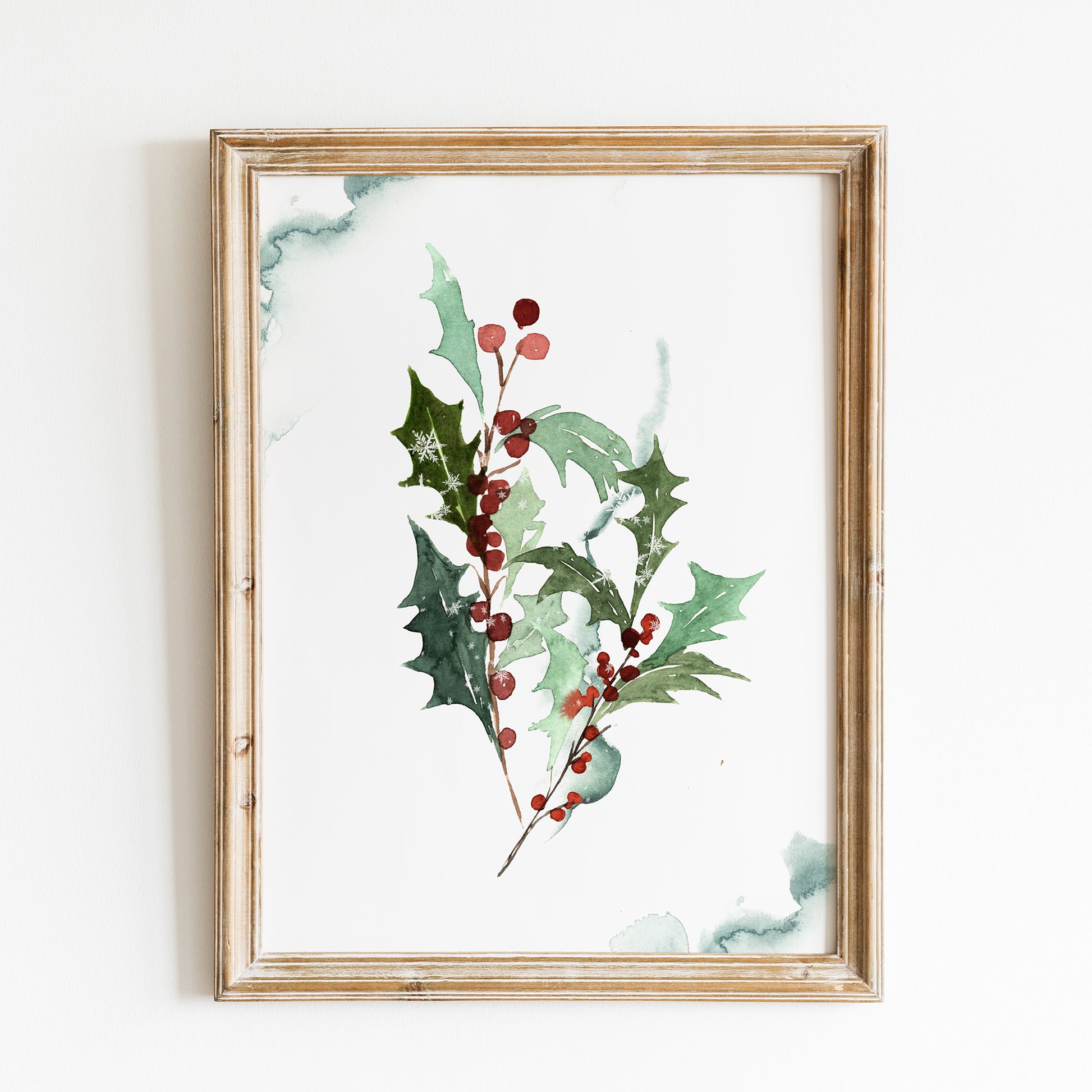 Watercolor Red Holly Berry - DIGITAL DOWNLOAD | winter22_06