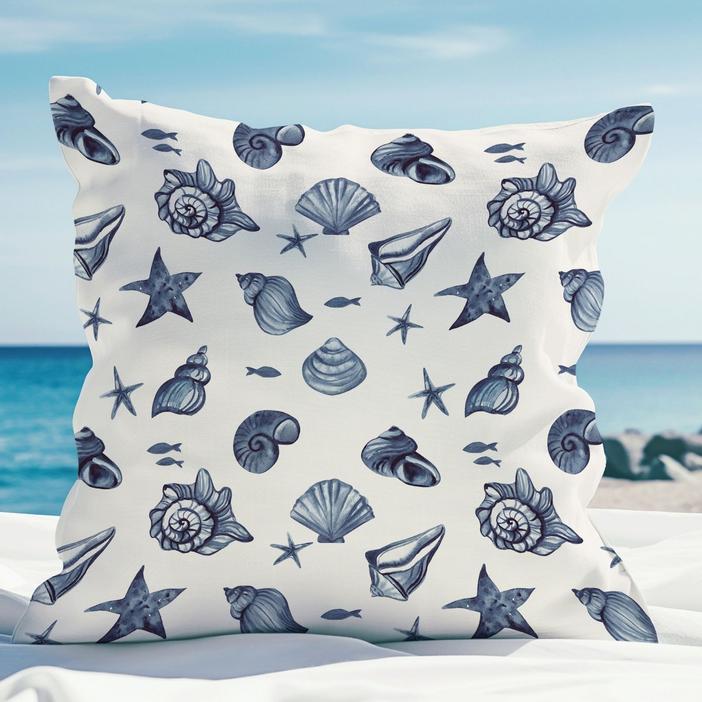Seashell coastal PILLOW & COVER - SUMMER23PLW13