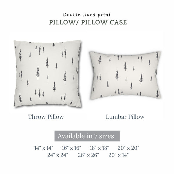 Minimalist Winter Tree Christmas PILLOW & COVER | WINTER23PL32