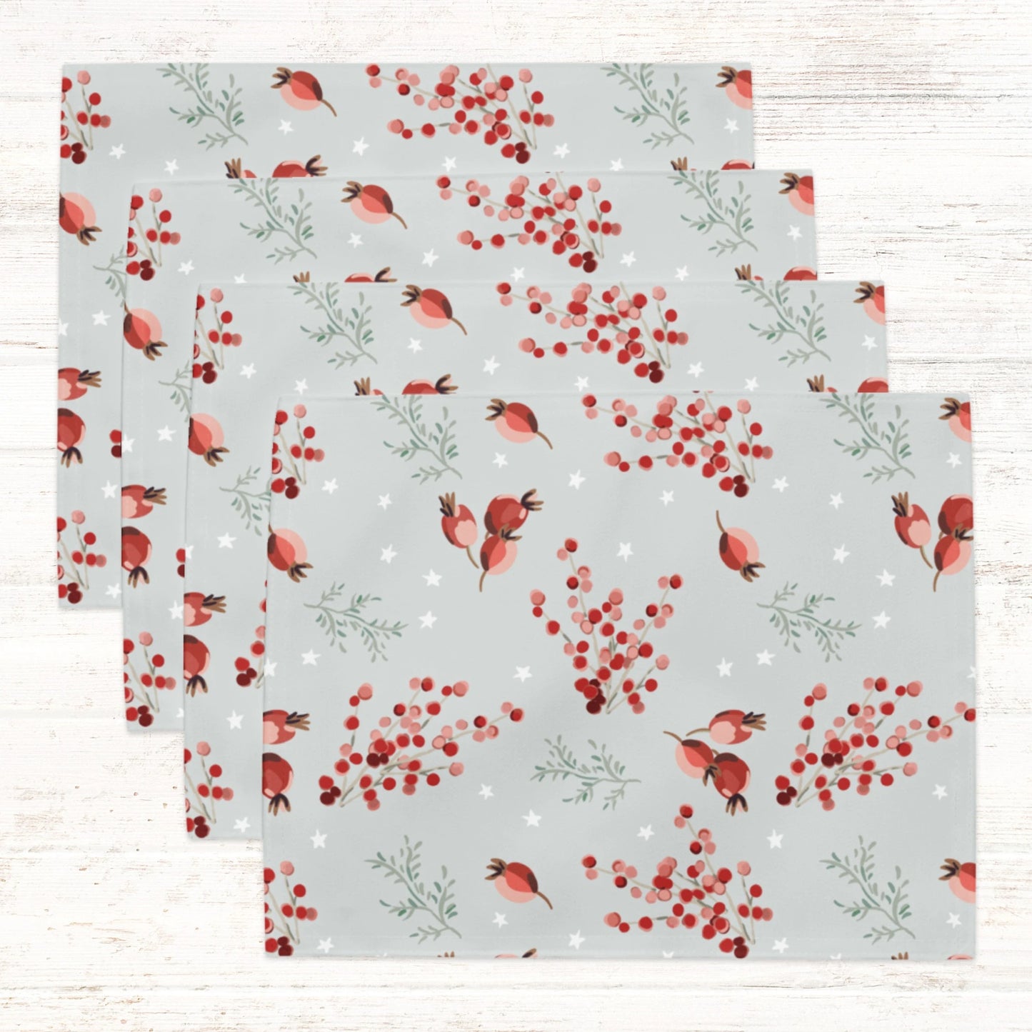 Red Winter Berry Placemats - WINTER24PLT01