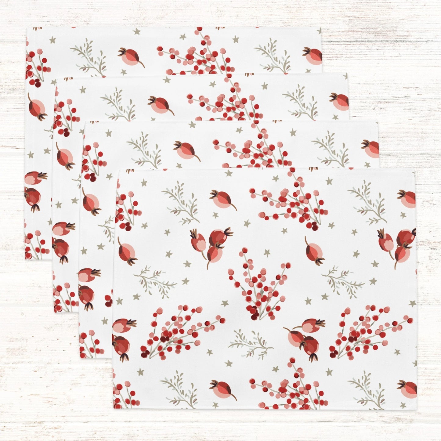 Red Winter Berry Placemats - WINTER24PLT01