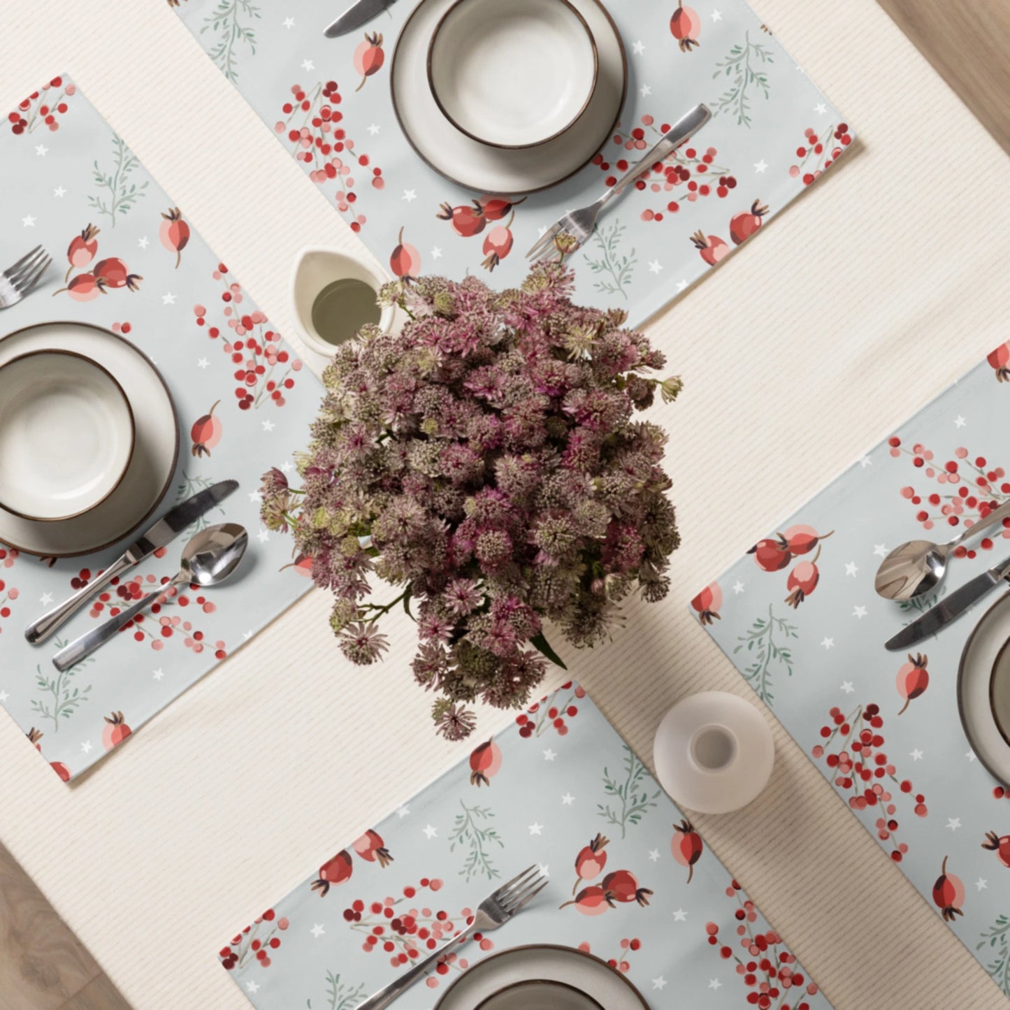 Red Winter Berry Placemats - WINTER24PLT01