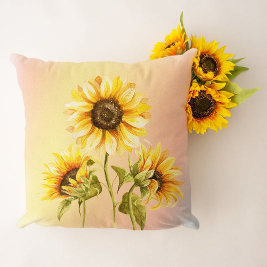 Vintage Sunflower PILLOW & COVER - Farmhouse Summer Decor