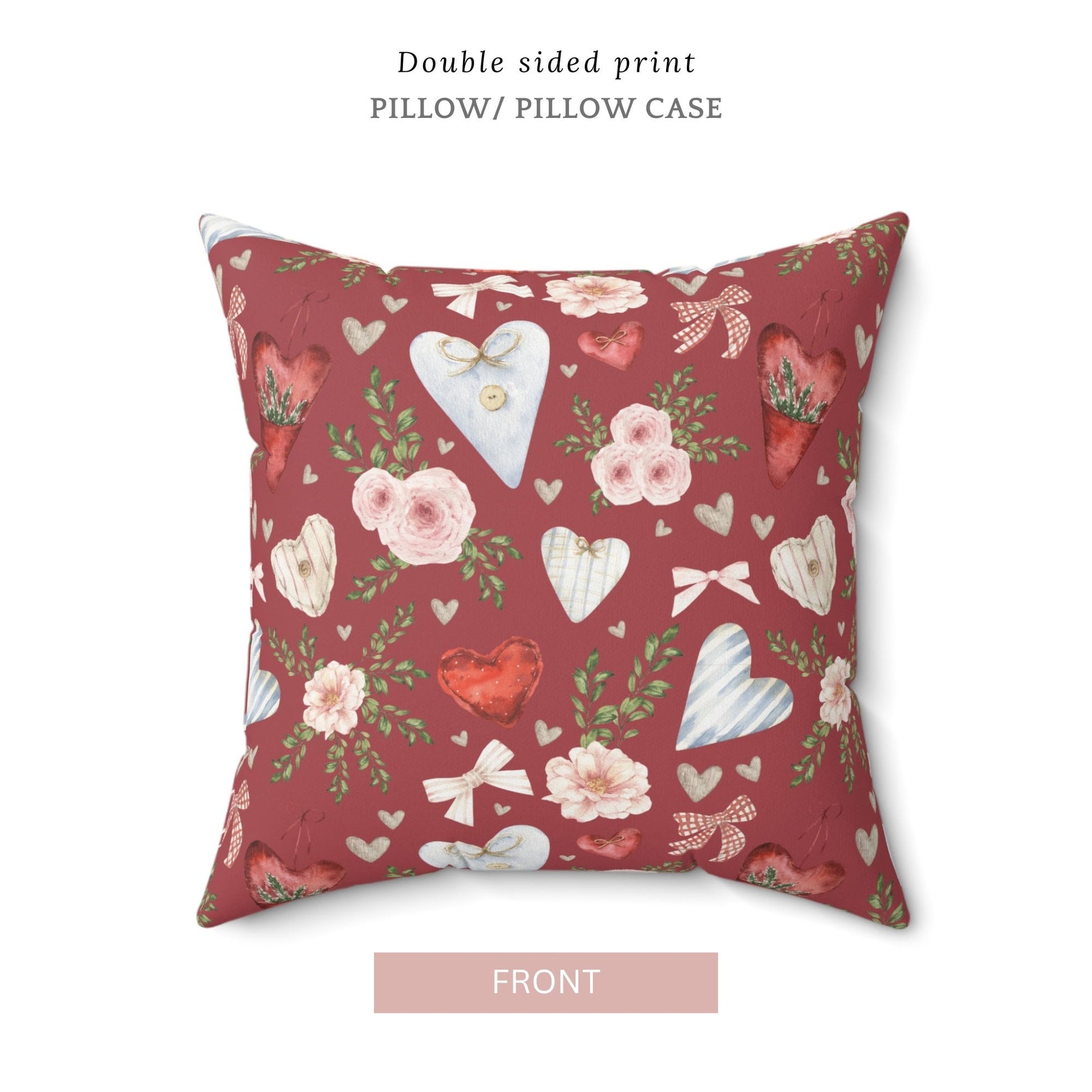 Valentine Pillow Cover, Red heart pillow, Valentine Pillows, Heart Pillow, Love Pillow, Heart Throw Pillow, Valentine Home Decor