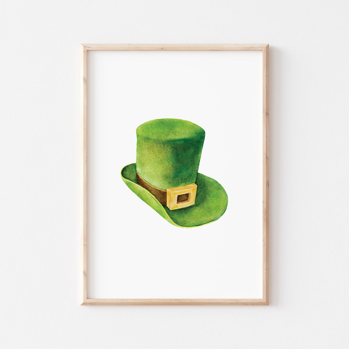 Aquarelle Leprechaun Hat Art Print, TÉLÉCHARGEMENT NUMÉRIQUE | PRINTEMPS23POR28