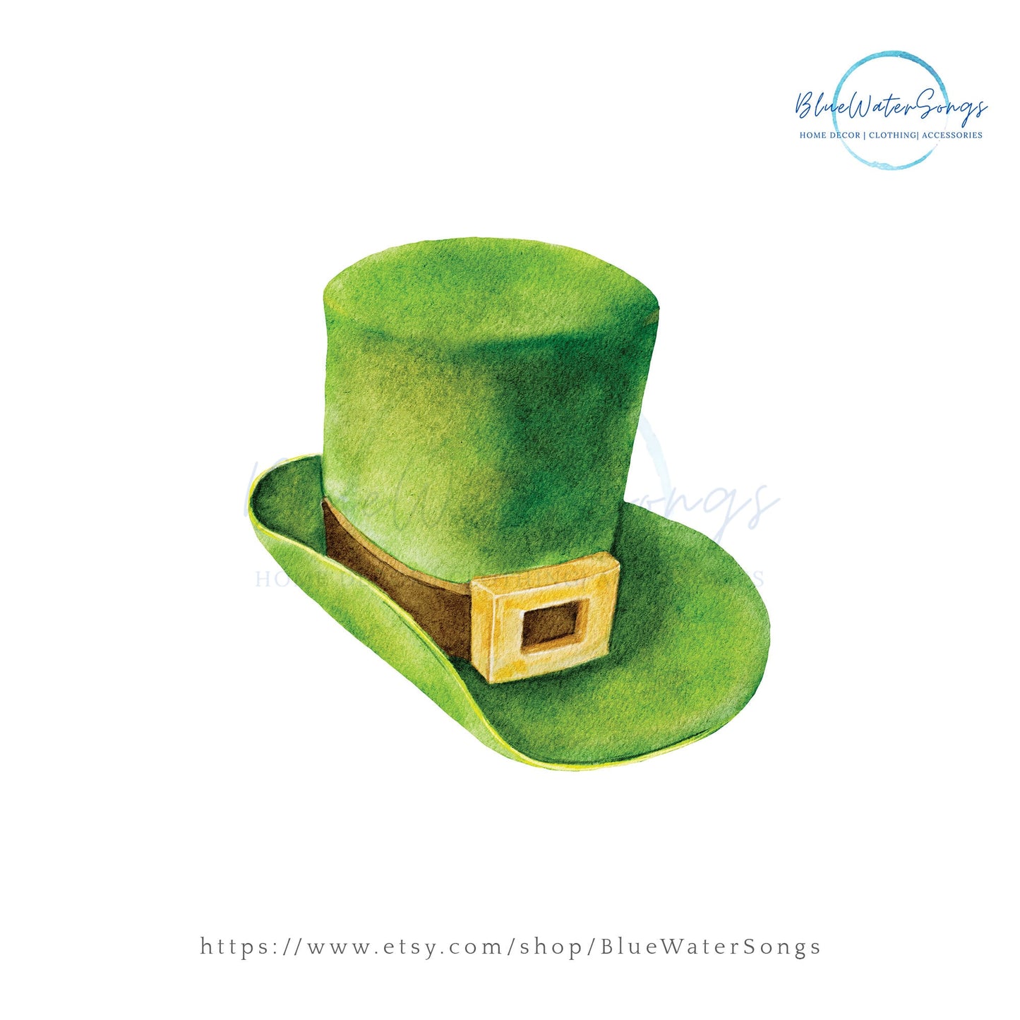 Aquarelle Leprechaun Hat Art Print, TÉLÉCHARGEMENT NUMÉRIQUE | PRINTEMPS23POR28