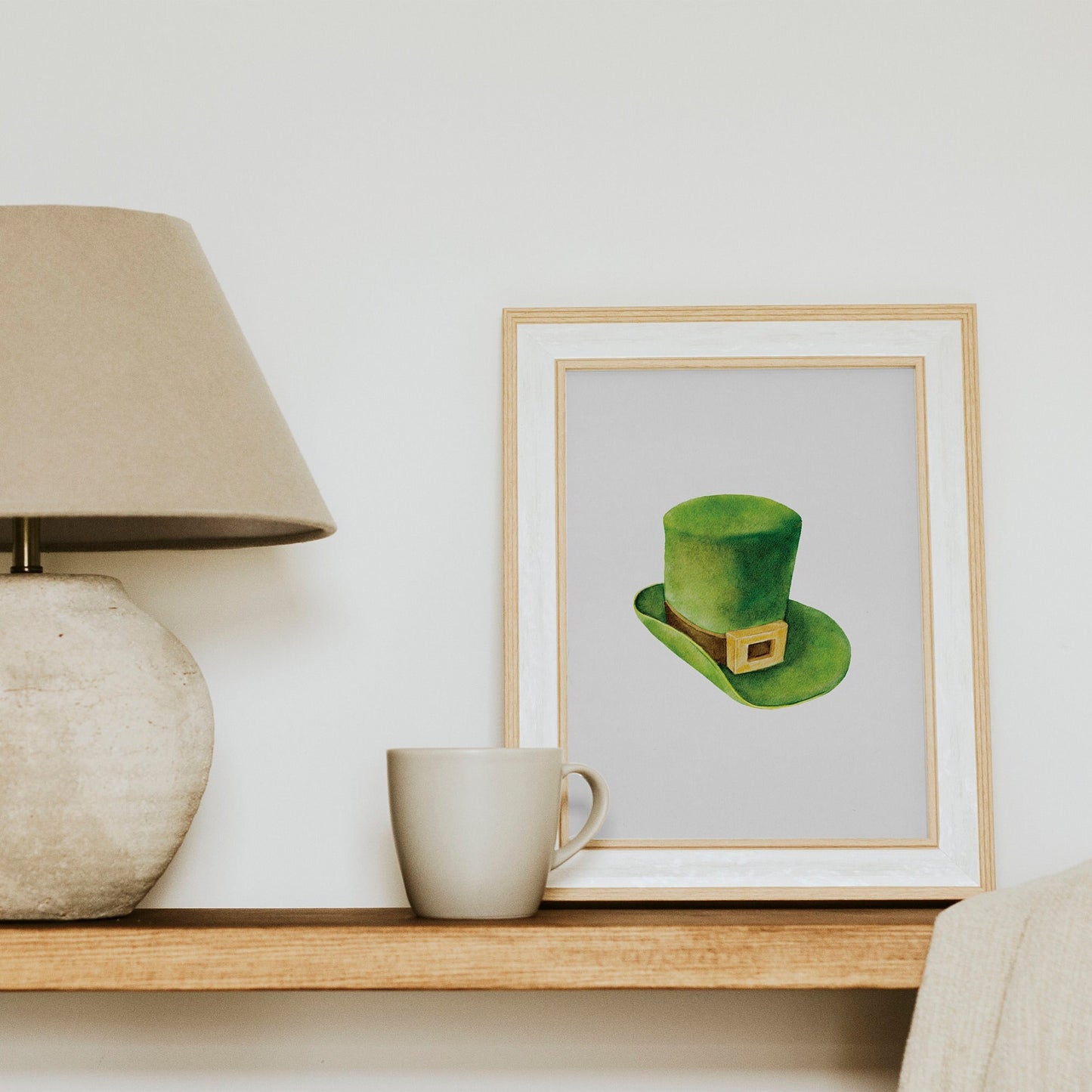 Aquarelle Leprechaun Hat Art Print, TÉLÉCHARGEMENT NUMÉRIQUE | PRINTEMPS23POR28