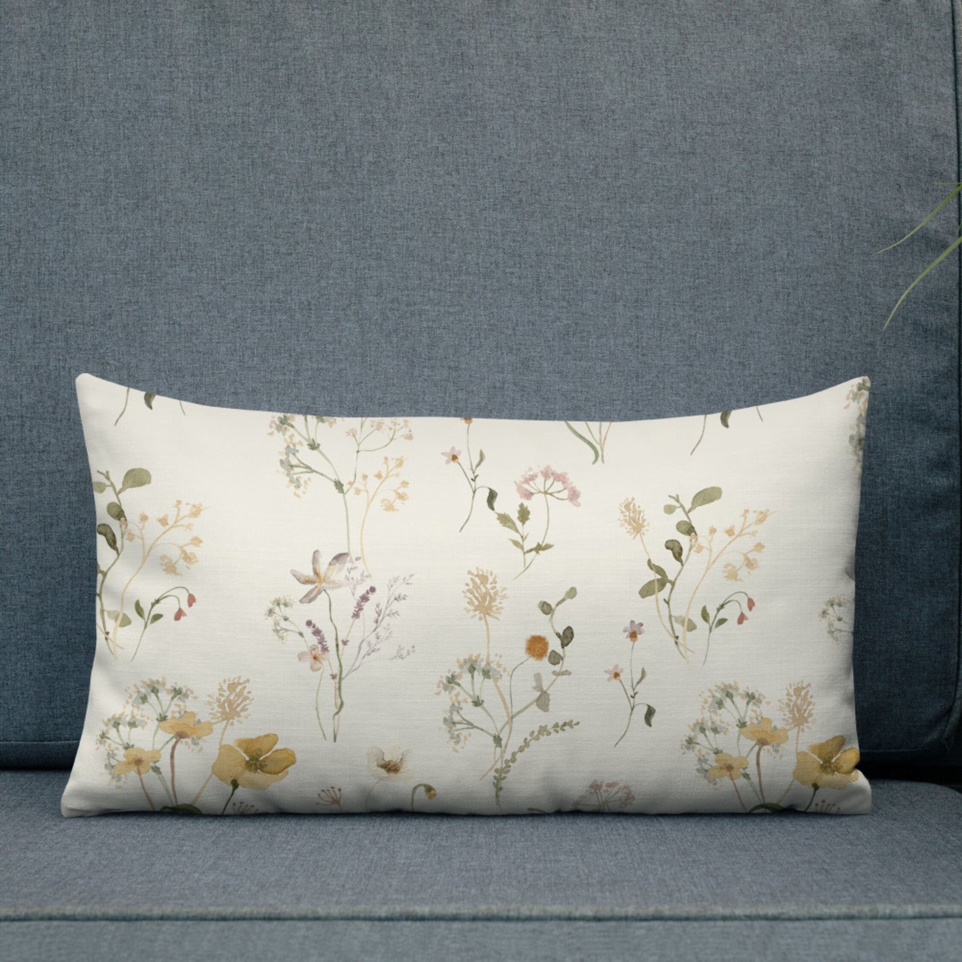 Dried Flowers PILLOW & COVER | SPRING SUMMER DECOR