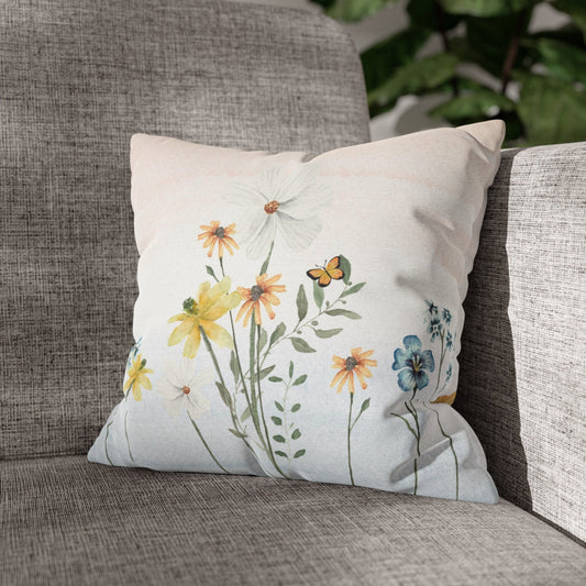 Wildflowers and Butterflies PILLOW & COVER