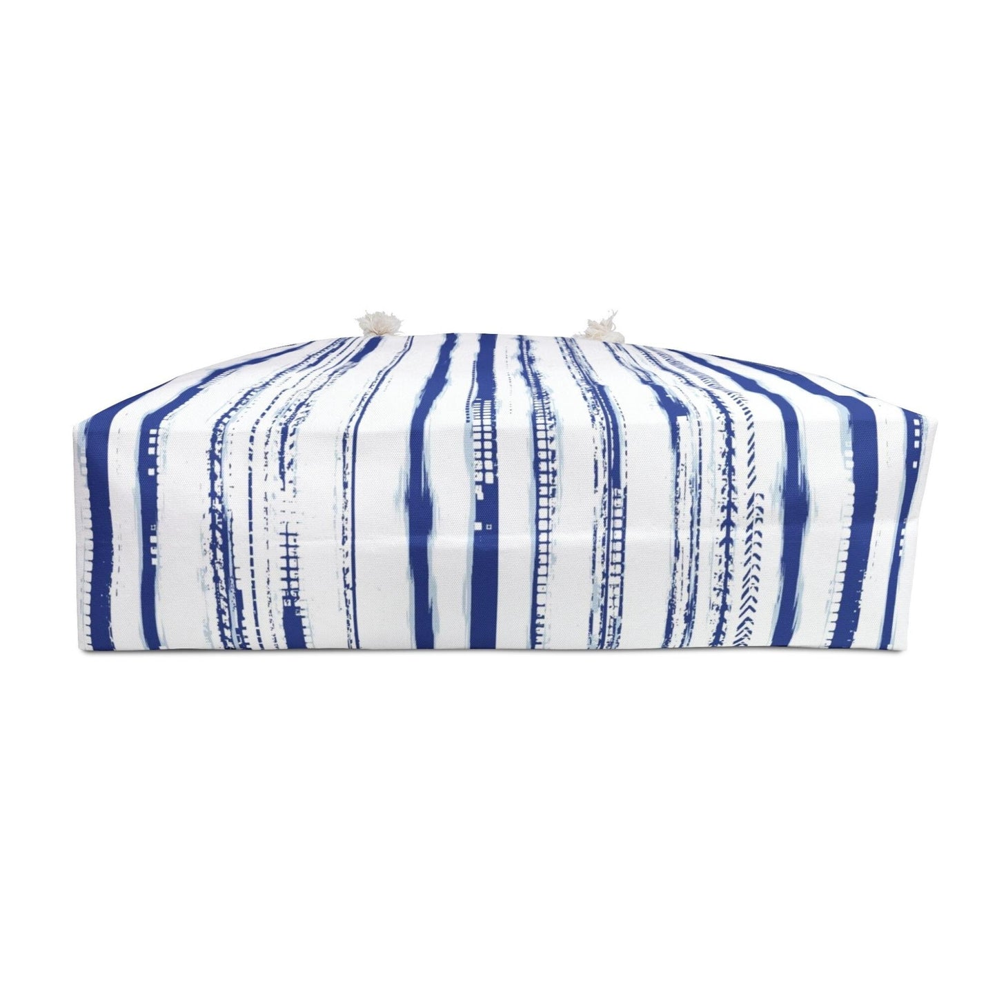 Sac de plage à rayures bleues aquarelle - WEEKENDER BAG